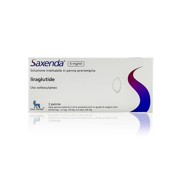 Saxenda 6mg – 3 Syringes – Italian Pack Front